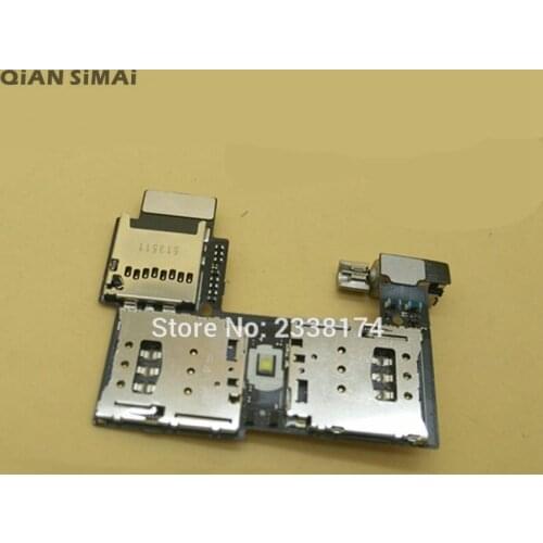 For Motorola Moto G2 XT1068 XT1069 New Single / Dual SIM Card Slot Tray Reader Holder Socket Flex Cable Repair Parts