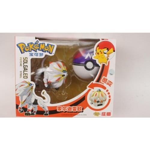 Pokemon SHF Venusaur Blastoise Charizard Pikachu Gyarados Mewtwo Lunala Solgaleo and Poke Ball Action Figure Model Toys