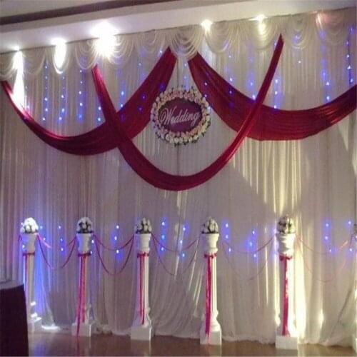 3*6m Wedding Supplies Backdrops Curtain New Design Sequins Cheap Cloth wedding background material scene decorative curtain Wedd