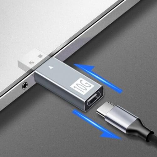 YYDS Aluminum Alloy Shell USB to Type-C Gen2 USB3.1 Adapter Converter Built-in Chip