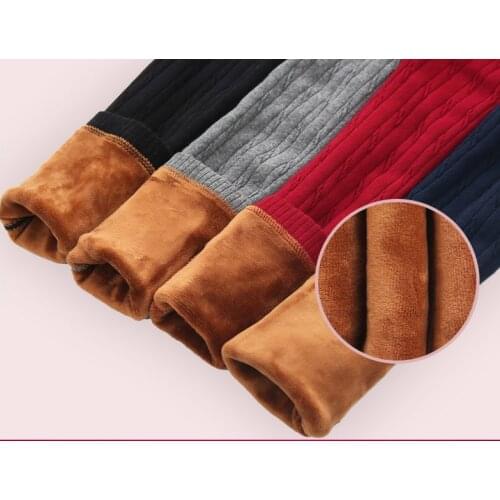 Fashion Baby Girls Autumn Winter Warm Leggings Child Warm Long Pants Kids Plus Velvet Thicken Leggings Girls Winter Trousers