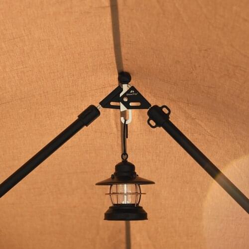 Tent Pole Connector Aluminum Alloy Canopies Strut Angle Non-Slip Protection Tents Top Support Connector Outdoor CampingAccessory