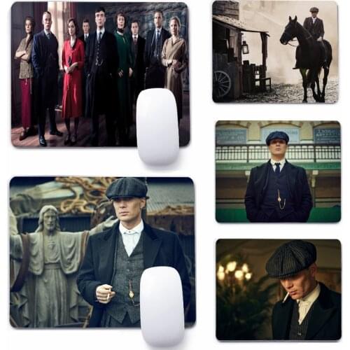 Peaky Blinders 22x18cm Mouse Pad Computer Small Mouse Non-slip Pad Desktop Keyboard Pad Office Mouse Mat