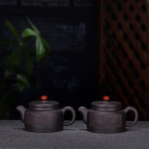 Sandpot Yunhai Purple Sand Yixing Teaware Handmade Hongyun Dangfu Teapot Gift New Products on the Market Special Price