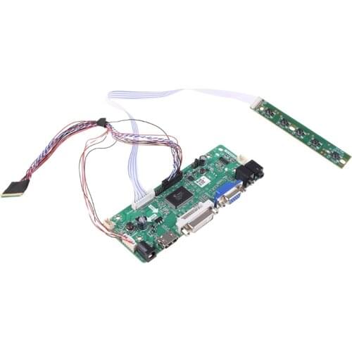 Controller Board LCD DVI VGA PC Module Driver DIY Kit 15.6" Display B156XW02 1366X768 1ch 6/8-bit 40 Pin Panel E56B