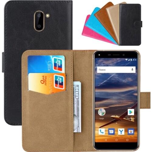 Luxury Wallet Case For Vertex Impress Vira PU Leather Retro Flip Cover Magnetic Fashion Cases Strap