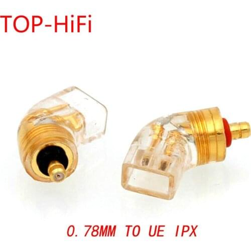TOP-HiFi pair UE IPX Headphone Plug UE IPX Male to MMCX 0.78mm Female Converter Adapter