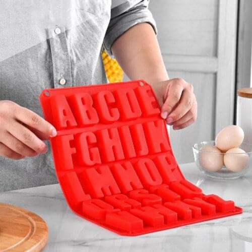 Letters Silicone Mold Fondant Mold Cakes Decorating Tools DIY Kitchen Bakeware High Quality Safety Molds