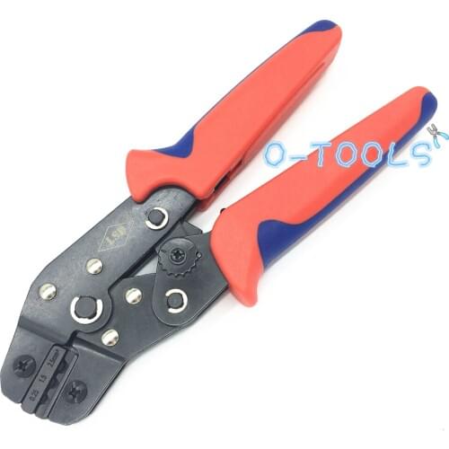 European style crimping hand tools press pliers for non-insulated terminals and connectors 0.25~2.5mm2 multitool crimper DN-02
