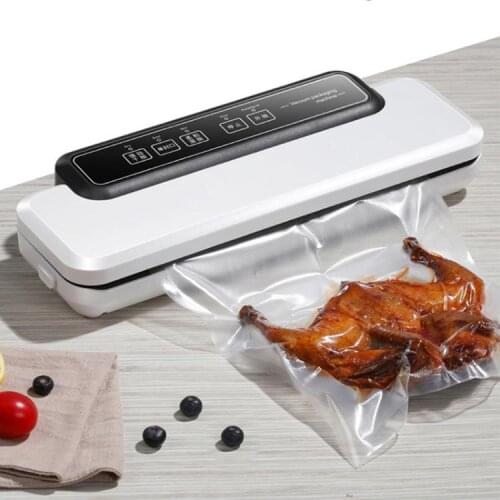 Household Food Vacuum Sealer Fast Packaging Machine Vacuum Food Sealing Machine Vacuum Sealer Packer With 10 Bags Free U1JE