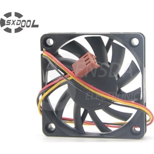 SXDOOL R126010BU 6010 6CM double ball 12V 0.35A fan CPU cooler winds of 60 * 60 * 10mm cooler