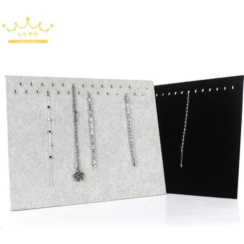 Jewelry Necklace Display Race Gear Bracelet Foldable Velvet Cloth Display Board Jewelry Photographic Props