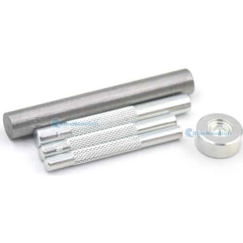 1/2 Sets Tool For Double Domed Caps Rivet Studs Rapid Leather Sewing Bags Crafts Base DIY 6mm to 15mm
