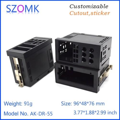 10 pcs 96*48*76mm plastic enclosure pluggable connectors cabinet for digital display temperature control instrument housing