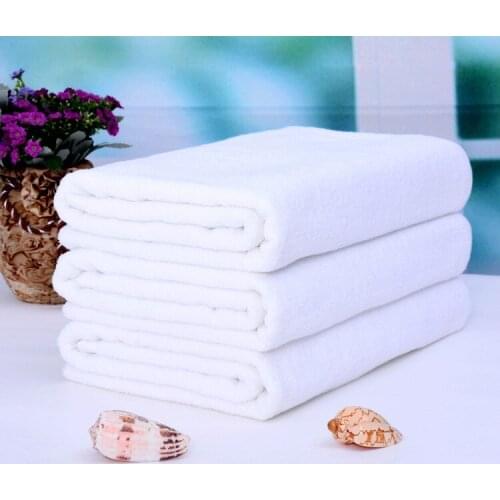 100% Cotton Bath Towel Thick Absorbent Towel Large Bath Towel Custom Quick Drying Cotton Towel AAA Quality White