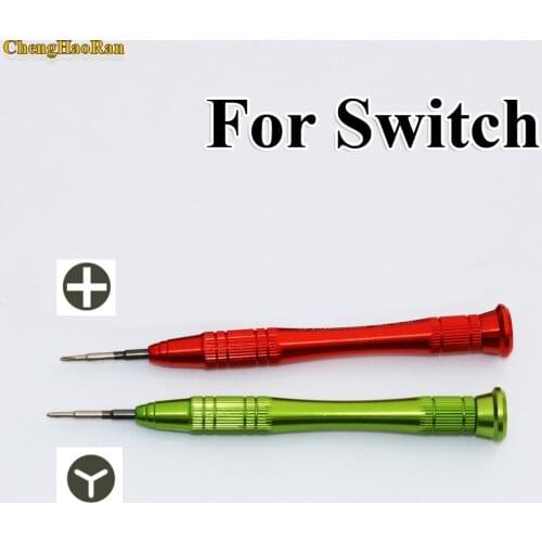 2pcs 1.5MM Cross Wing /Tri Wing + Y Screwdriver Tool for Nintendo GBA SP DS 3DS Switch NS Joy-Con Controllers Screwdriver