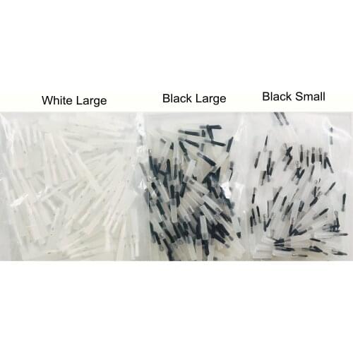 5Bag/500pcs Dental Disposable Composite Tips Applicatoer and 5pcs Free Plastic Handles