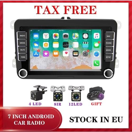 7Inch Android Car Radio Bluetooth Radio Auto Multimedia Player for VW/Golf/Polo/Jetta/Passat/Skoda Gps Usb Wifi Touch Screen Fm
