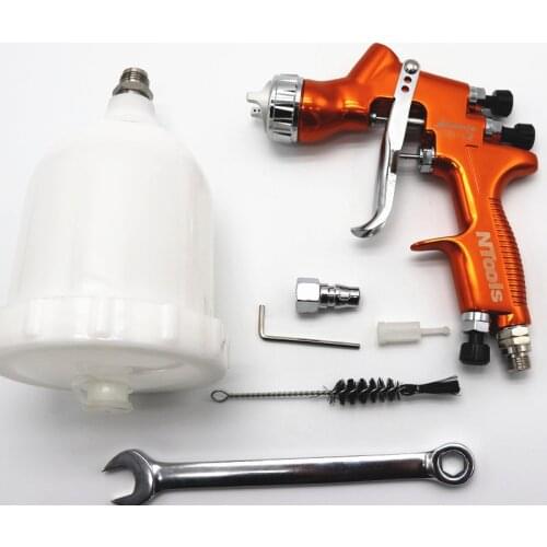Free shipping Professional HD-2 HVLP Spray Gun Gravity Feed Paint Gun For All Auto Paint 1.3mm Nozzle Water Based Air Spray Gun
