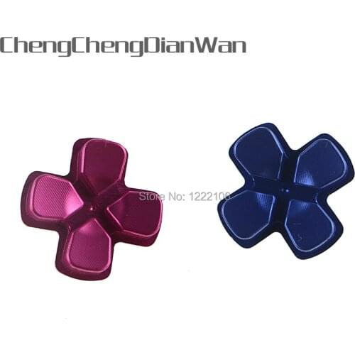 ChengChengDianWan full metal cross button controller button D-pad button For PS4 Wireless Controller