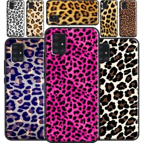 Leopard Pattern Animal Colorful Case For Samsung A51 A71 A41 A31 A11 A12 A32 A42 A52 A72 A21S A20e A50 A70 A02S A20S A30S