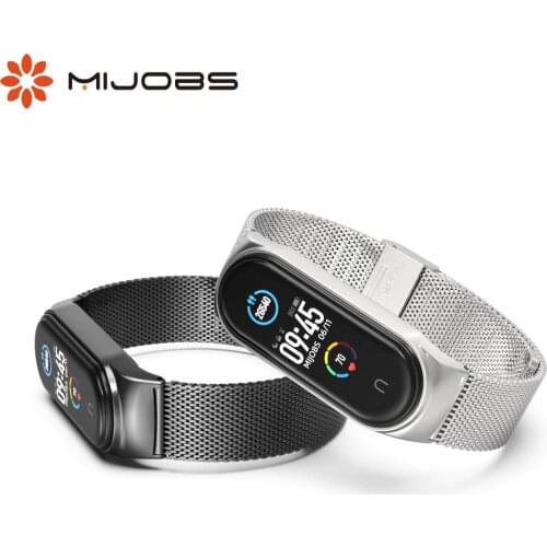 For Mi Band 5 Strap Bracelet for Mi Band 6 Strap Metal Wristband for Xiaomi Miband 3 4 Correa Pulseira Opaska NFC Global Version