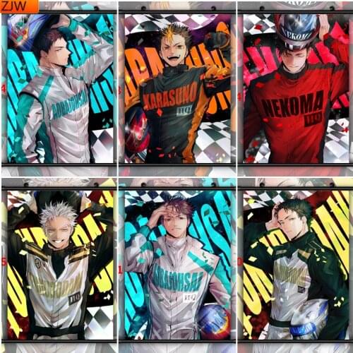 Haijiu! ! Racing Suit Anime Diamond Painting Diamond Inlaid Diamond Mosaic Diamond Embroidery Cross Stitch Kits Home Decoration