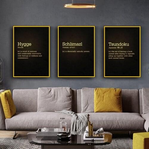 Language Culture Art Canvas Painting on The Wall Art Posters Prints Wall Pictures for Education Career Home Wall Cuadros Decor