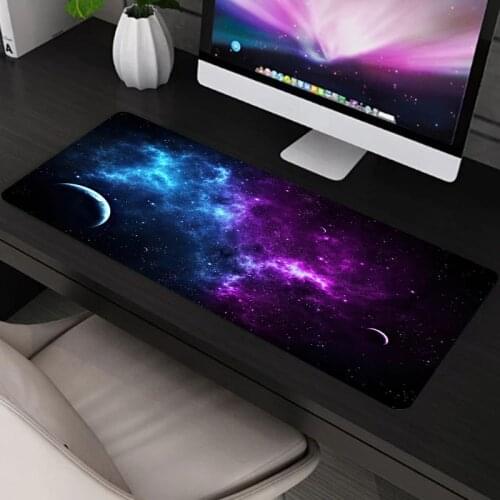 Galaxy Gaming Mouse Gamer Pad Anime Pads Mats Desk Kawaii Accessories Keyboard Xxl Carpet Hot Large Pc Complete Mat Mause Gamers