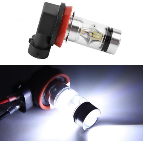 H11 H8 Fog Light 100W 20LEDs Car Foglights Auto Fog Lamp Light Bulb DC 12-28V 1000 LM White Light Car Accessories
