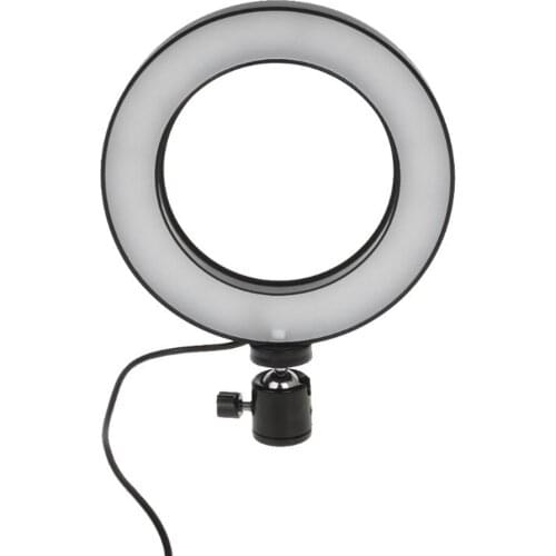 LED Round Supplement Light with Bracket 3 Colors Adjustable Portable Lamp NK-Shopping