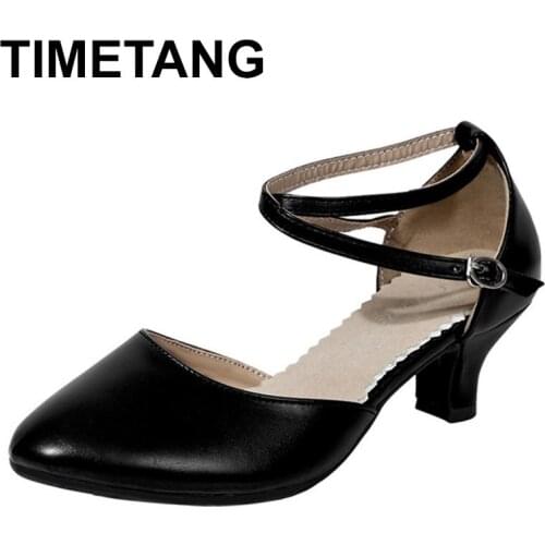 TIMETANG women new fashion sandals casual flat Women Fashion Dancing Rumba Waltz Prom Ballroom Latin Salsa Dance Shoes Sandals