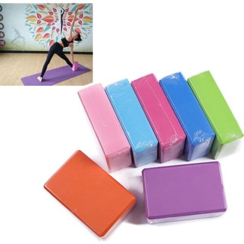 Gym Fitness EVA Yoga Block Colorful Foam Block Brick for Crossfit Exercise Workout Training Bodybuilding Equipment
