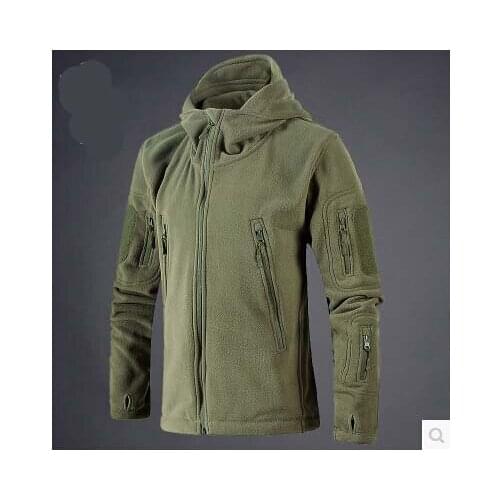 Military Tactical Outdoor softshell Fleece Jacket Men Army Polartec Sportswear Thermal Hunt Hiking Sport Hoodie mont Jackets