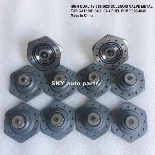 HIGH QUALITY 312-5620 SOLENOID VALVE METAL FOR CAT320D C6.6, C6.4 FUEL PUMP 326-4635