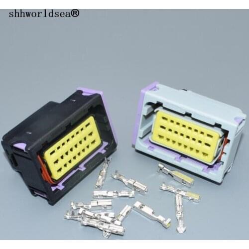 Worldgolden 24pin Oil to gas computer board ECU plug 24 line car 24 way ECU connector 211 PC249S8005 211PC249S8005