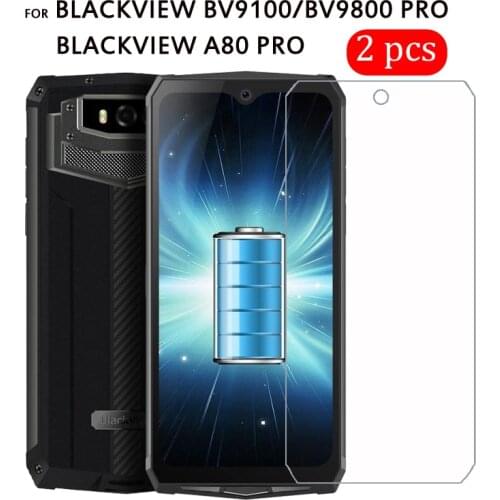 Tempering Glass For Blackview BV9100 Protector Screen On Blackview BV9800 A80 Pro Cover LCD Film