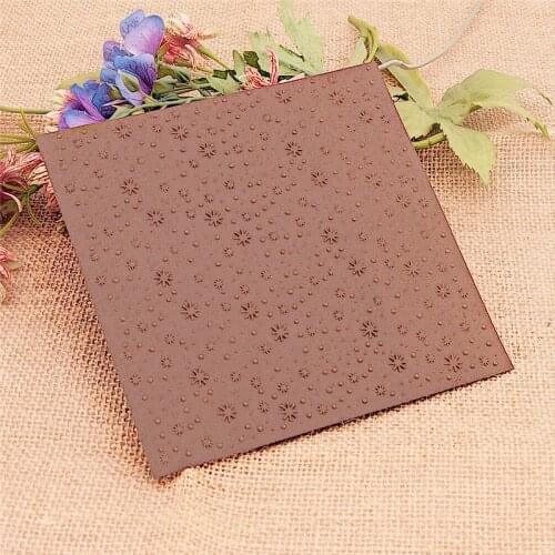 15x15 Snowflakes Embossing Folders Plastic Halloween Scrapbooking DIY Template Fondant Cake Photo Album Christmas Card Making