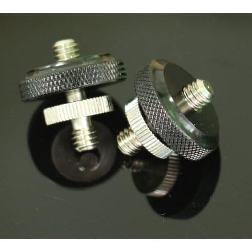 2pcs long 1/4" Male Threaded to 1/4" Male Threaded screw Adapter with 1/4 nut