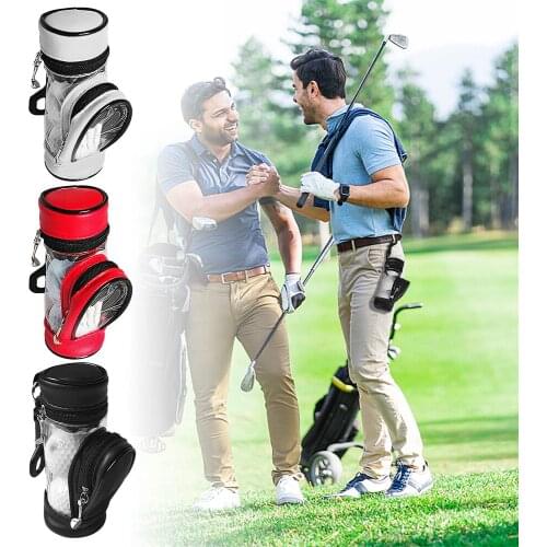 3 Golf Balls 3 Tees PVC Storage Bag Case Holder Pouch Bag Goft Training Ball for Goft Supplies Accessories 골프용품