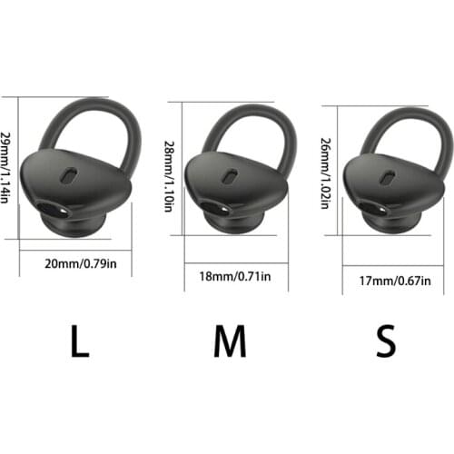 3PCS Anti-slip Silicone Case Earpads Replacement Earbuds Ear Pads for HUAWE TalkBand B5 Lite Bluetooth-compatible