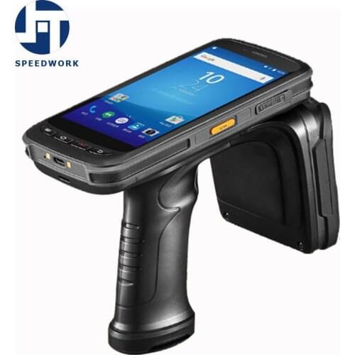Andorid 8.0 UHF RFID Handheld Reader For Logistics and warehouse management 4G, WI-FI, Bluetooth, GPS ,NFC ,Barcode function