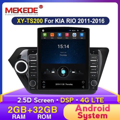2din Android Car Radio Multimedia Player GPS Navigatio For Kia Rio K2 2011 2012 2013 2014 2015 2016 DSP 4G Lte Carplay GPS DVR