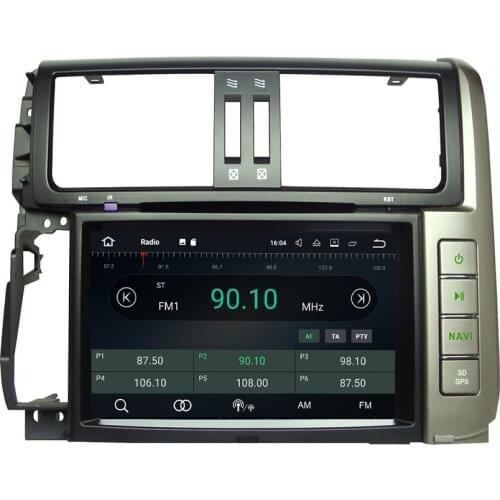 8" Android 10 tape recorder Car DVD Player for Toyota PRADO / Prado 150 2010 2011 2012 -2013 Car Radio Stereo Wifi Audio dvd