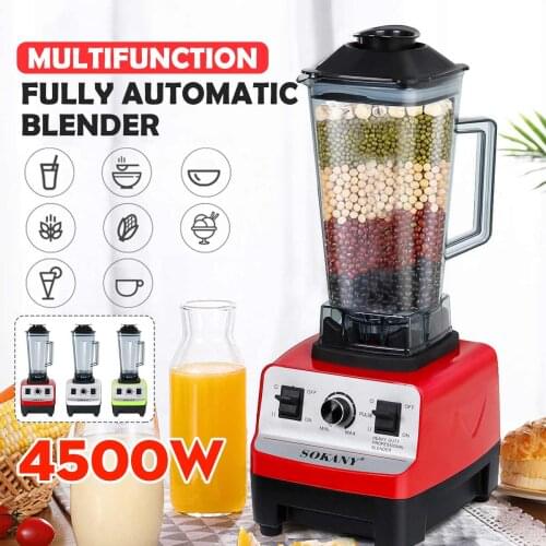 4500W Blenders professional Heavy Duty Commercial mixer juicer ice smoothies bean coffee Maker Kitchen Appliances 2L BPA Free