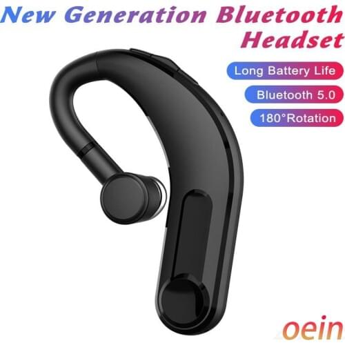 M21 Bluetooth headset upgraded version of the hanging ear business blue flood solution Bluetooth 5.0 low energy headphones