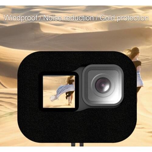 Windshield Wind Noise Reduction Sponge Foam Case For GoPro HERO 9 Cover Housing For Gopro Hero 9 Action Camera Accessories