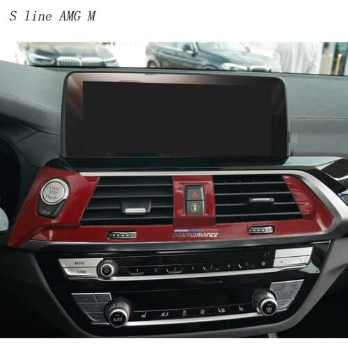 For BMW G01 G02 G08 Sticker Car Air outlet Conditioning Keyhole Warning Light Panel Interior Trim X3 X4 Interior Accessories LHD