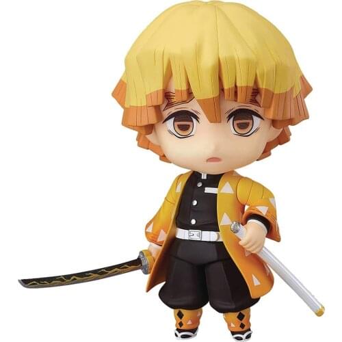 Good Smile Demon Slayer GSC Zenitsu Agatsuma Nendoroid Action Figure Multicolor Anime Figura Model Collection Kids Toys
