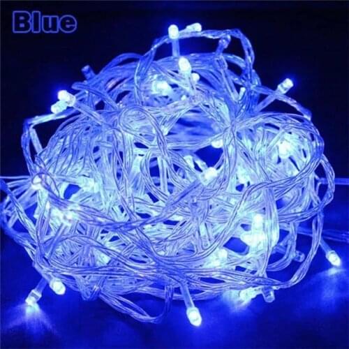 220V LED Fairy Light Christmas Outdoor String Lights Garland 10M 20M 30M 50M 100M Waterproof Wedding Party Tree Holiday EU Lamp